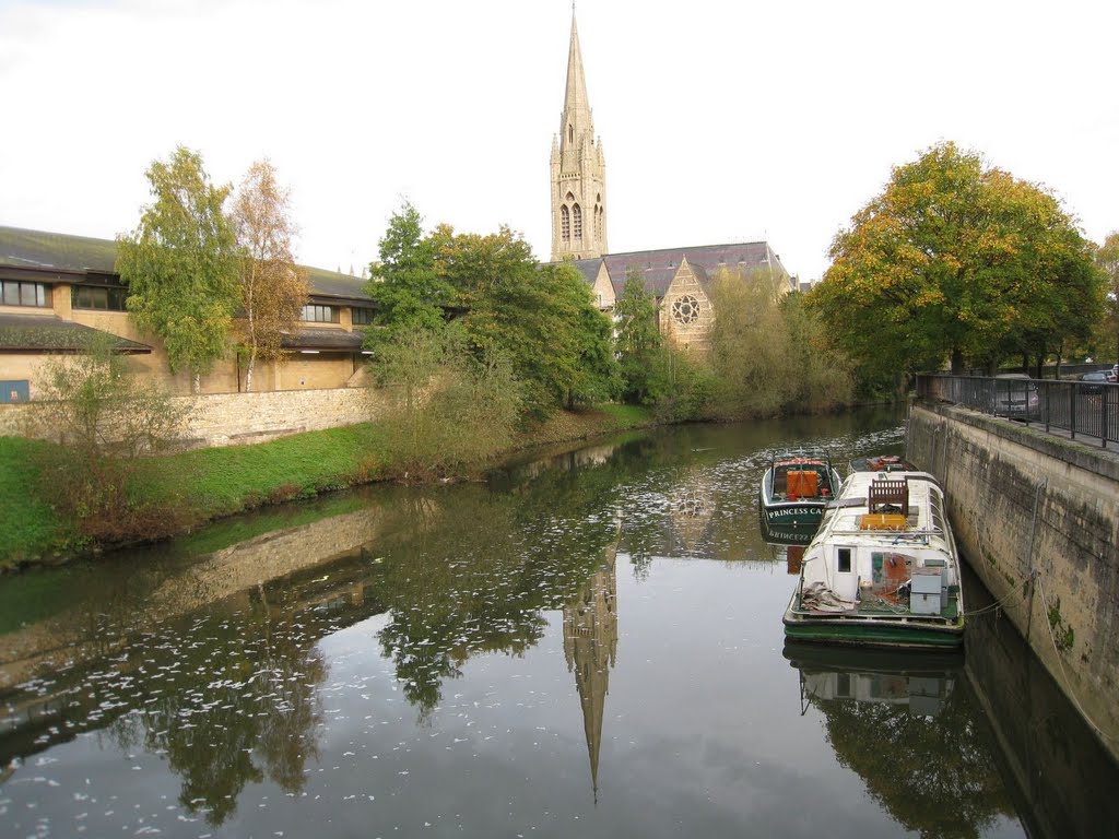 River Avon, Bath - Riverside by Peter Mok