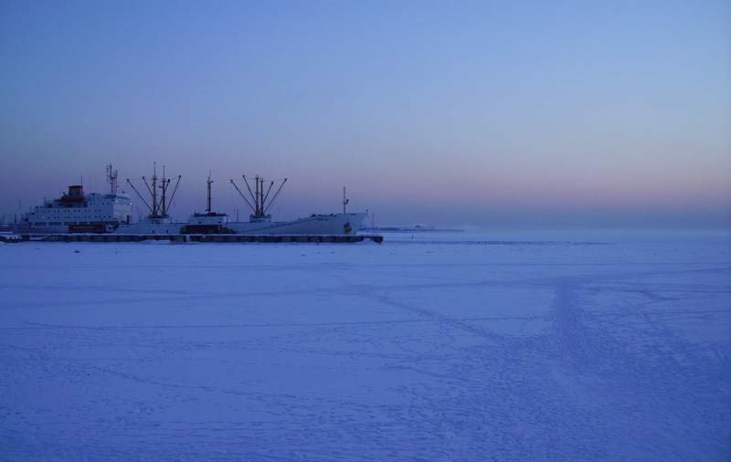 Санкт-Петербург, 2006.03.11. Гавань, вид на залив. by _art