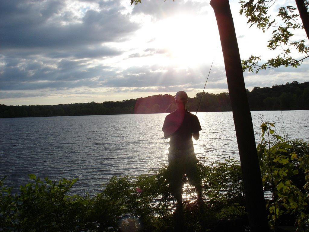 Looking across Horn Pond by alucidvision