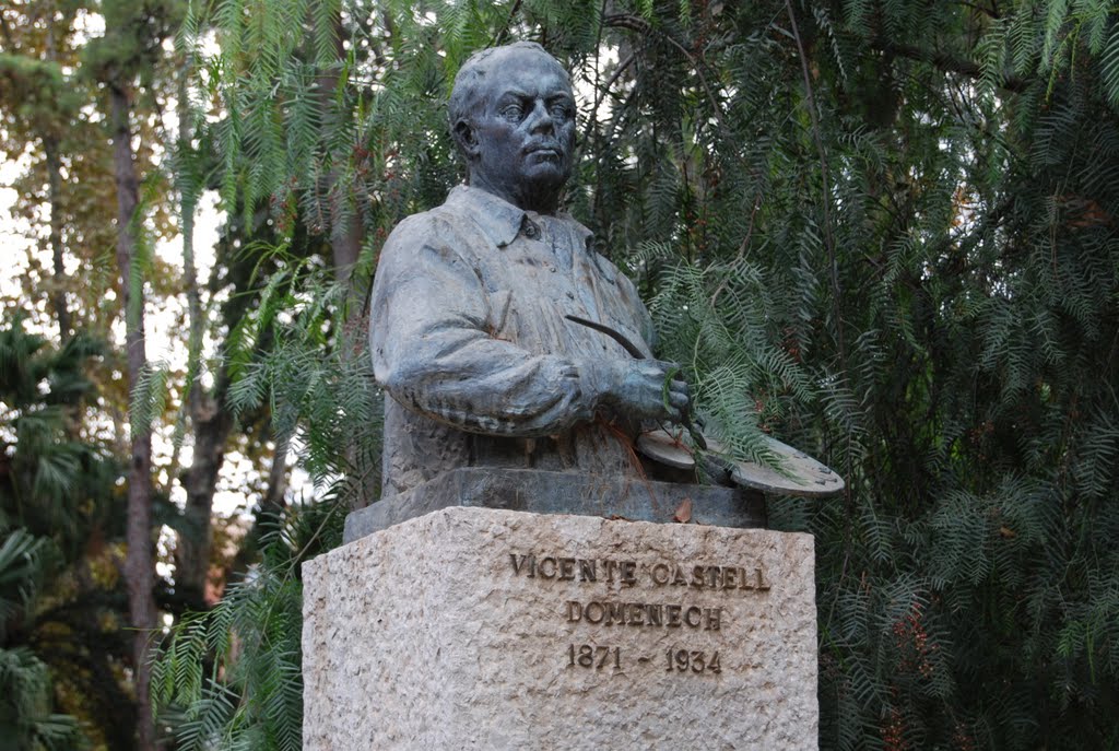 CASTELLÓN.- Monumento al Pintor Castell. by JOSÉ-LUIS ALGUERÓ RA…