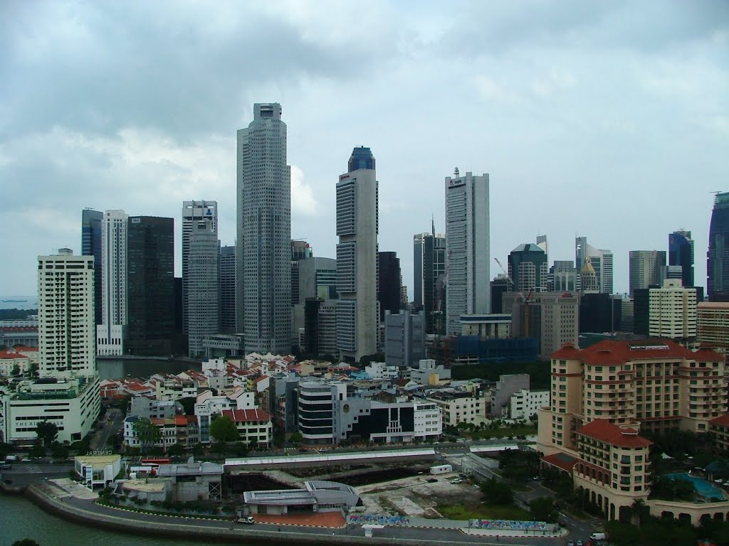 Singapore Skyline, Singapore by rustyruth