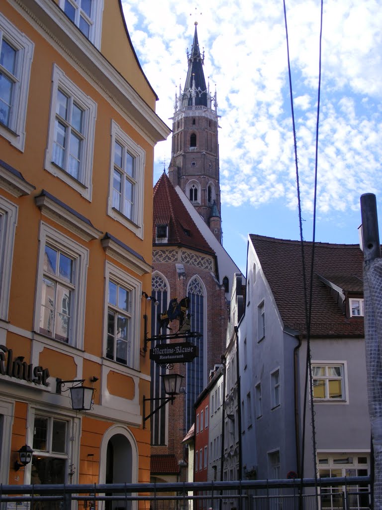 Blick zur Kirche by Edgar Bär