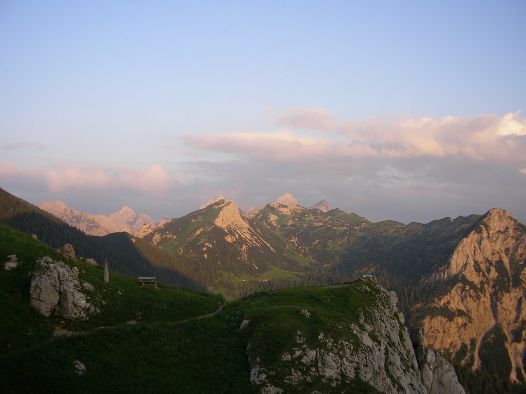 blick von der bad kissinger hütte by texangirl