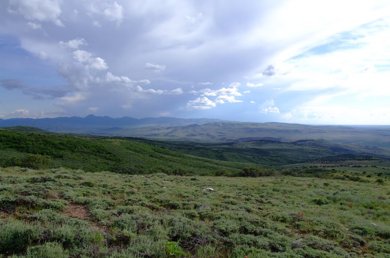 Acoss Arbon Valley to the Deep Creek Range by JF Hobbs