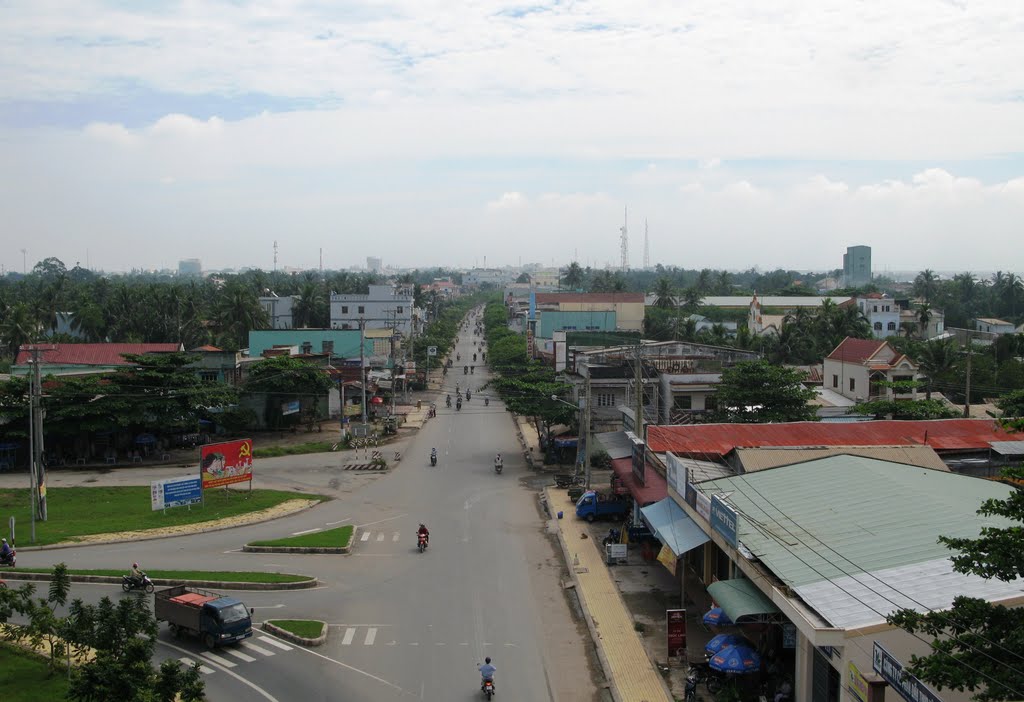 Đường Lê Thị Hồng Gấm TP Mỹ Tho by Phan Tấn Trung