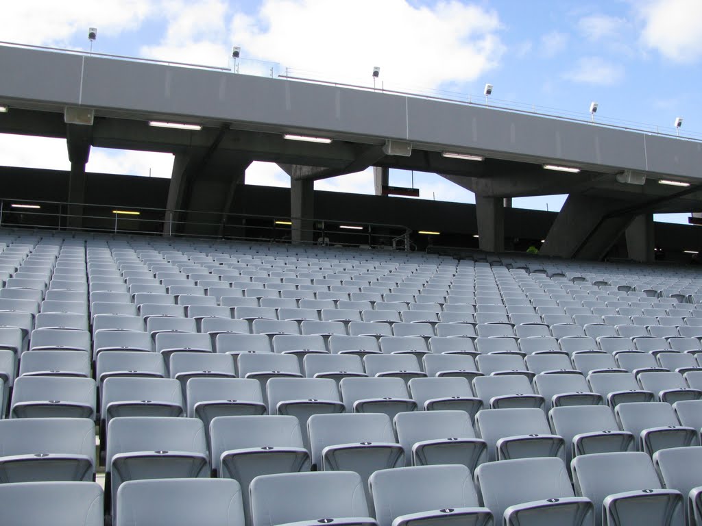 East Stand seats, Eden Park by Lloyd Weeber