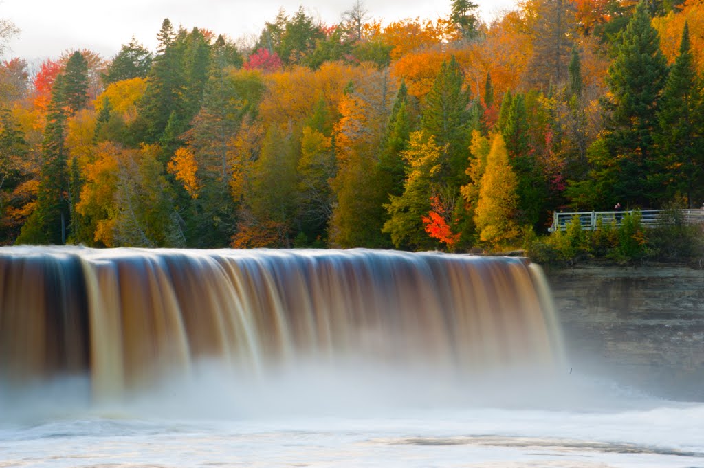 Tahquamenon Falls in Fall by Pavan Karra