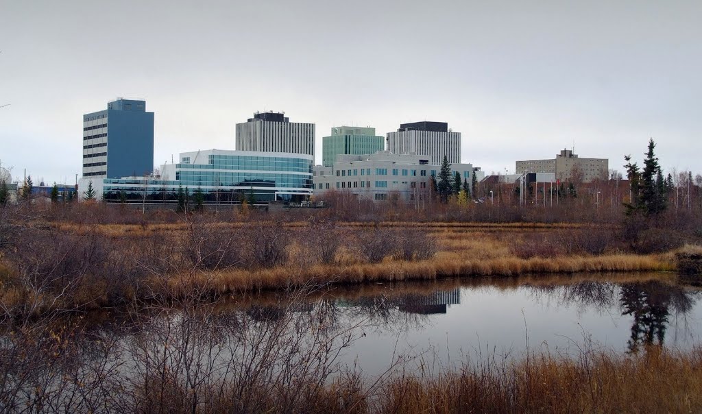 Downtown Yellowknife, NT by R. Halim