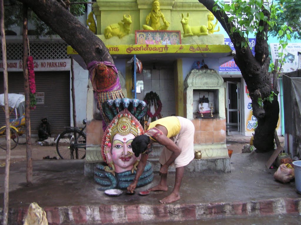 Amman Temple Washermen Pet, Chennai by Vijayan T