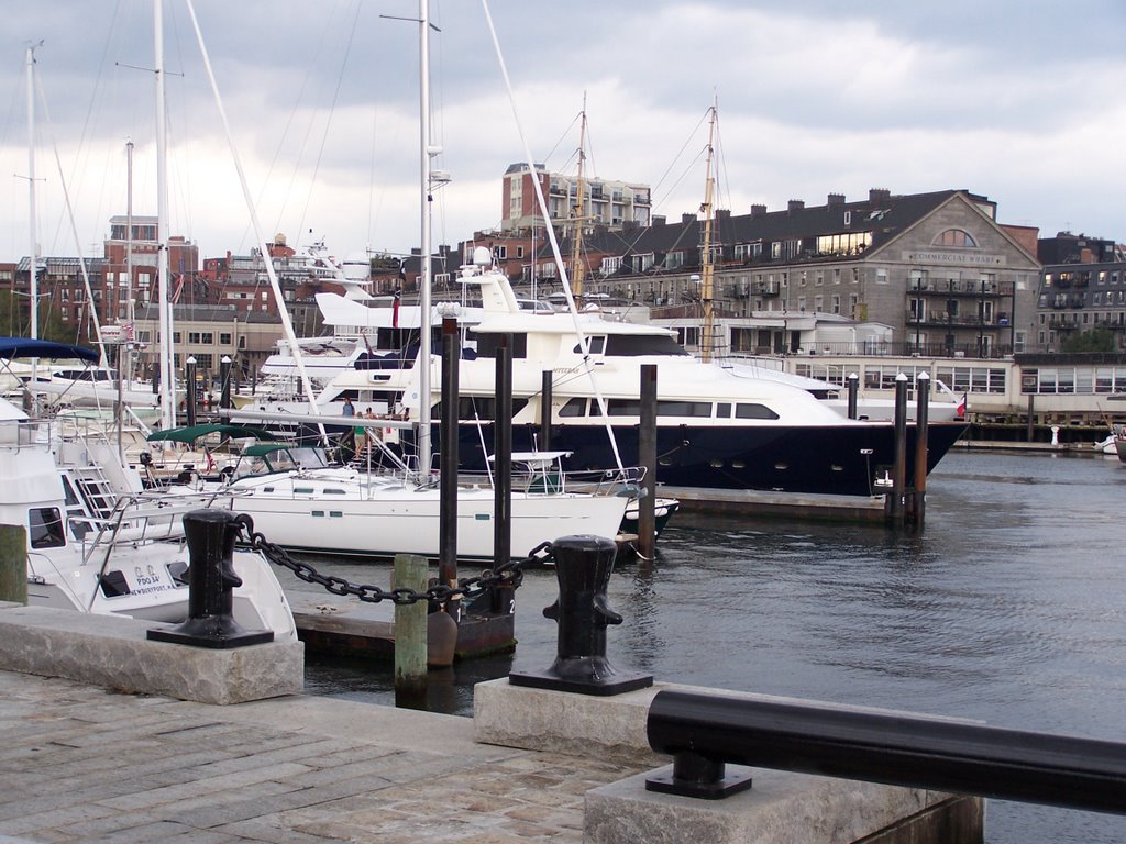 Boston Harbor, looking toward North End area by Ibn Batota