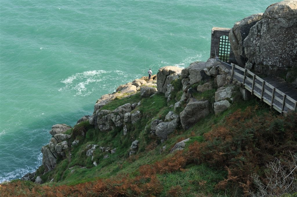 The Minack Theatre lies just beyond here by Nick Weall