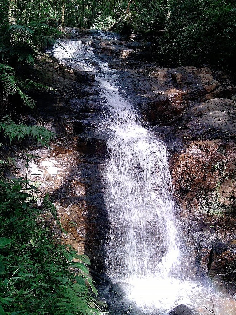 Cascata da Professorinha próximo ao Café Colonial O Casarão - Campo Magro (Paraná) by Julio Kimieski