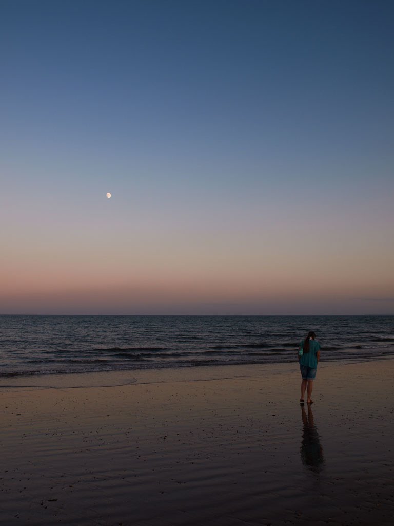 Dawlish Warren beach at sunset by Richard H