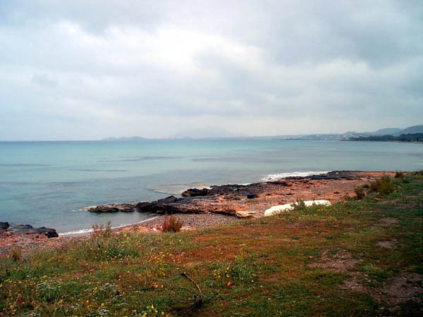 PUNTAL DE LA AZOHIA AL FONDO BAHIA DE MAZARRON by casanovaperello