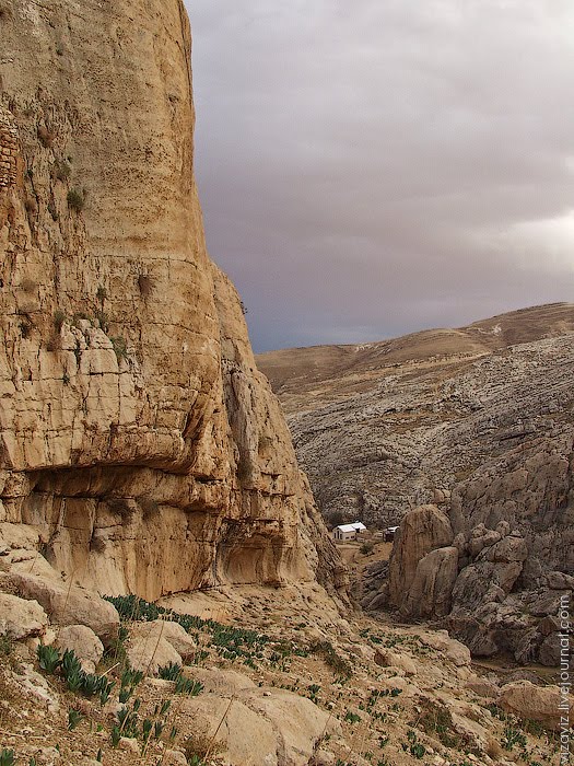 View from Monks cliff - The cell inhabited today by unsociable hermit by Konstantin Hoshana