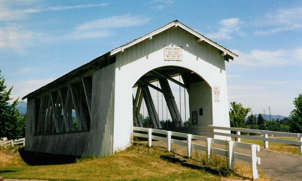 Weddle Bridge, Ames Creek by Pamela Elbert Poland