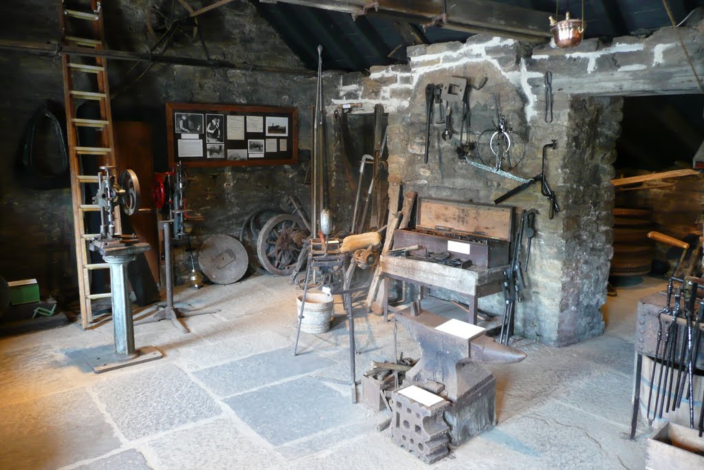 St Margarets Hope Blacksmith museum interior by Carrick Crawford