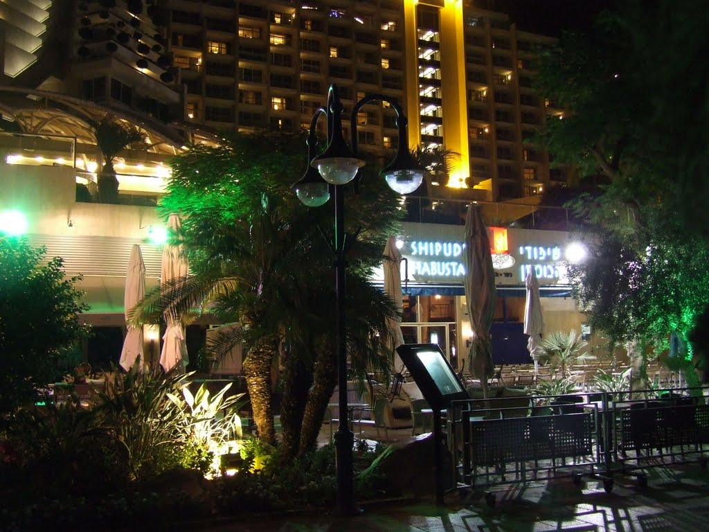 Israel. Eilat. The promenade of hotel zone at night (42033072) by Viktor Bakhmutov