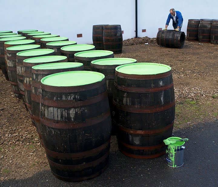 Arran Distillery barrels by Ian Besch