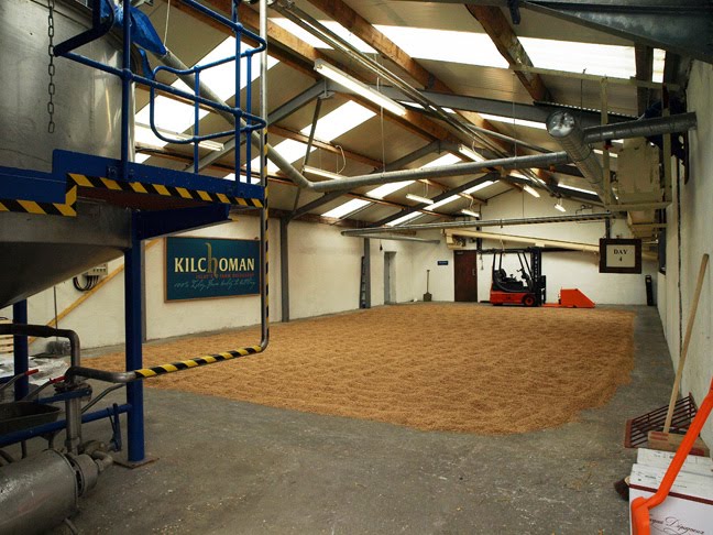 The malting floor at Kilchoman, Islay by Ian Besch