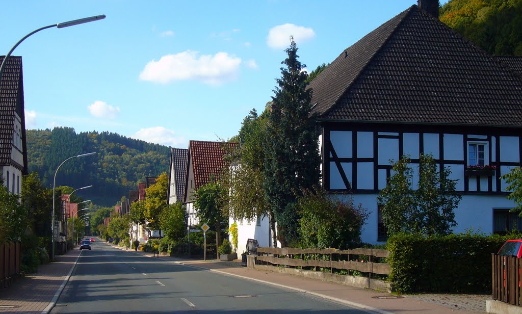 Strassendorf Hagen bei Allendorf by Wilfried Boecker