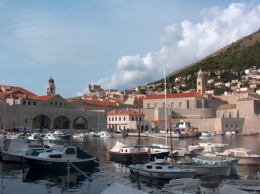 The port of Dubrovnik by Melih Rustu CALIKOGL…