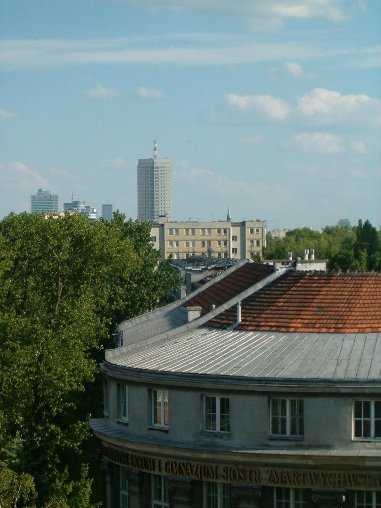 Centrum i Babka Tower / City Center and Babka Tower from the rooftop by Bier00t