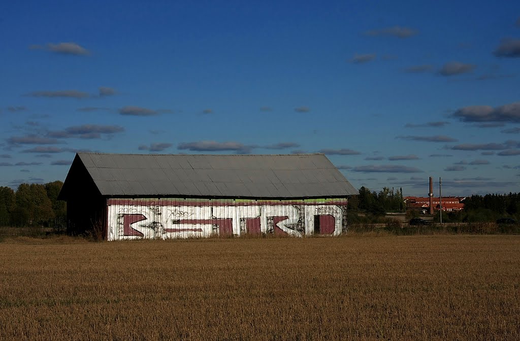 Tags in the barn. by Ilkka T. Korhonen