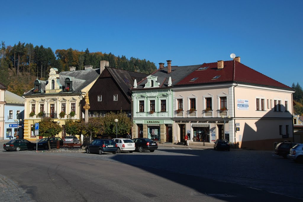 Náměstí v Jablonné nad Orlicí by Tomas Kelar