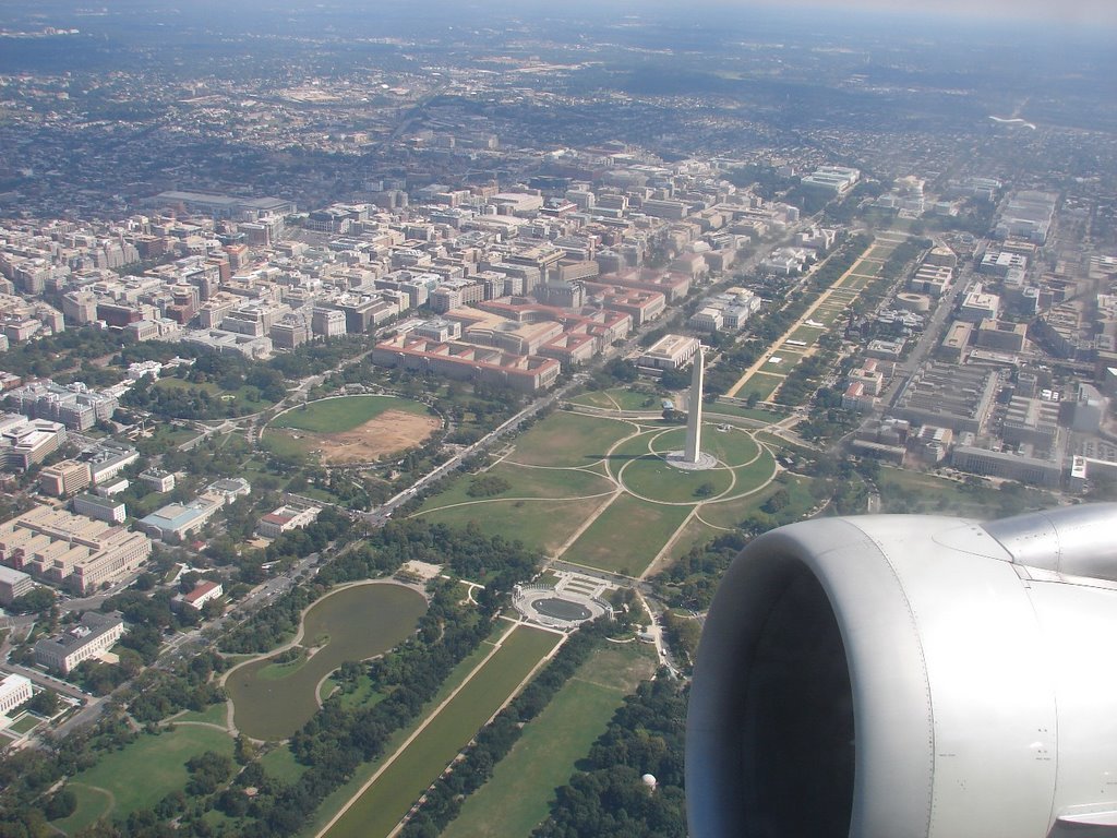 National Mall from the air, Washington, DC | 060925 by Robert Magyar