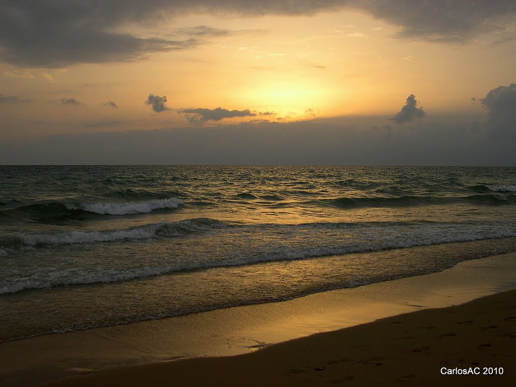 Ocaso sobre el Atlántico by Carlos Aguilar