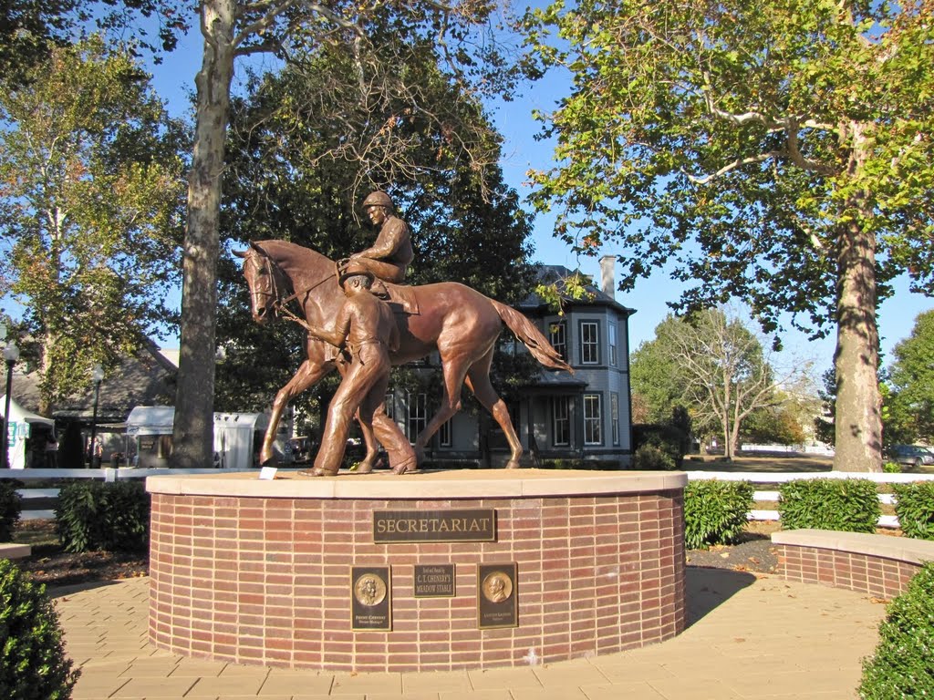 Secretariat statue at Kentucky Horse Park - 2010 Alltech FEI World Equestrian Games by Kalin Ranchev