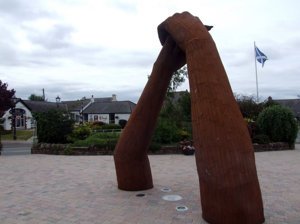 Hands at Gretna by Derek Chapman