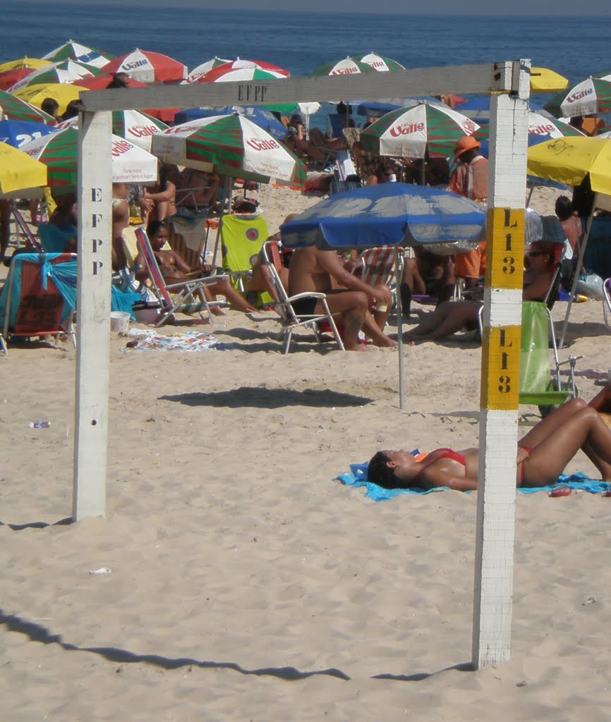 Goal, Ipanema beach by kenisu66