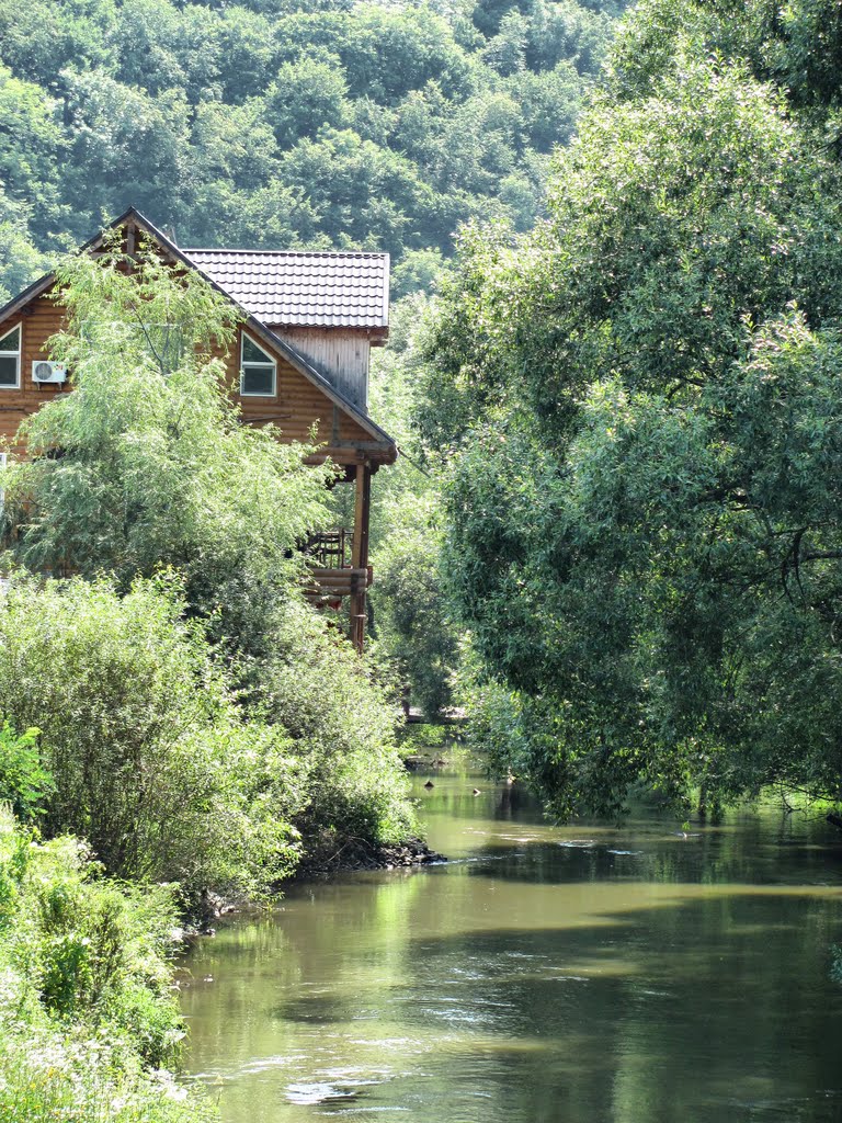 Дом над речкой. The house above the river. by Vyacheslav Loginov