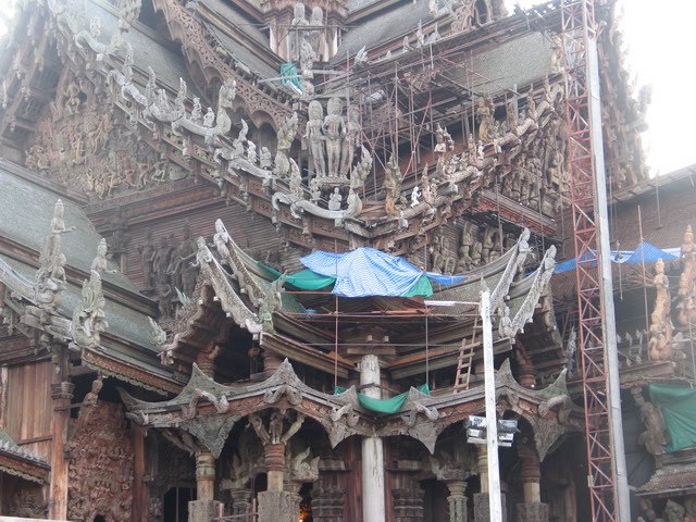 WOODEN TEMPLE by MEHDI HASANIPOOR