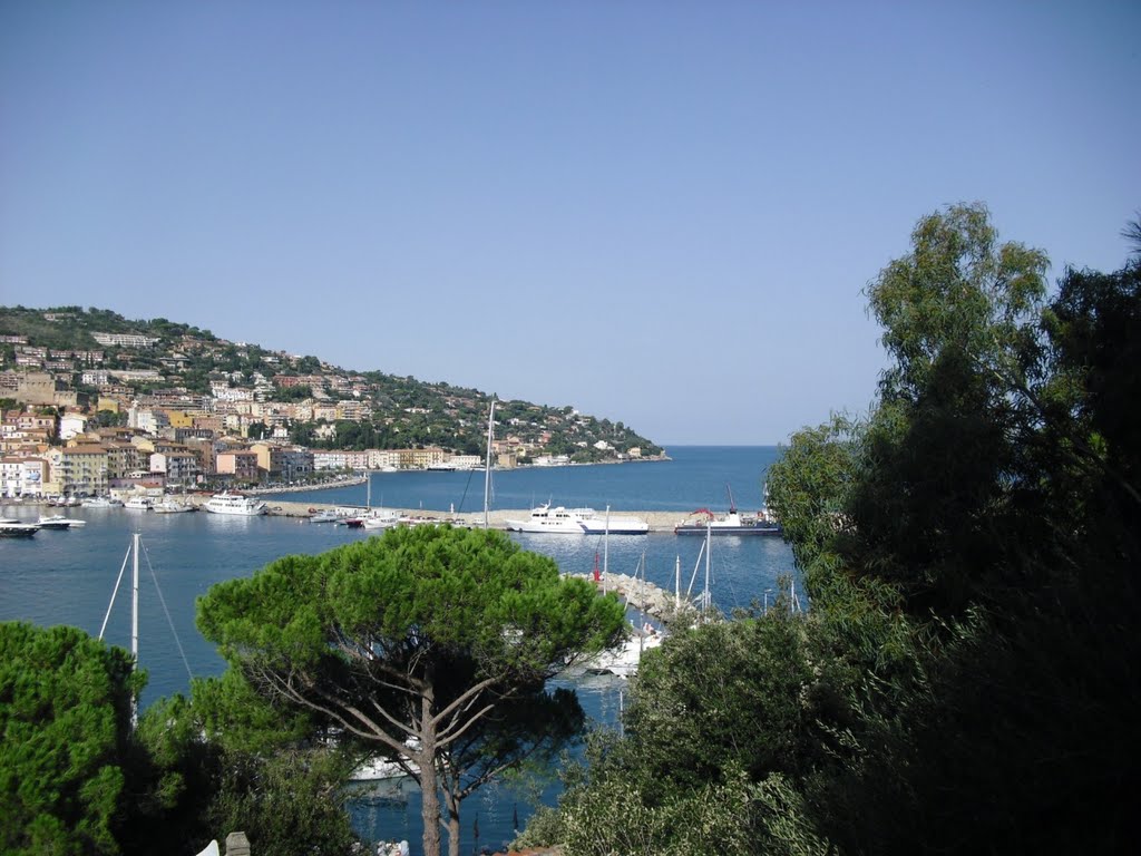 Porto santo stefano.argentario. panoramica tra i pini by Egidio Moretton