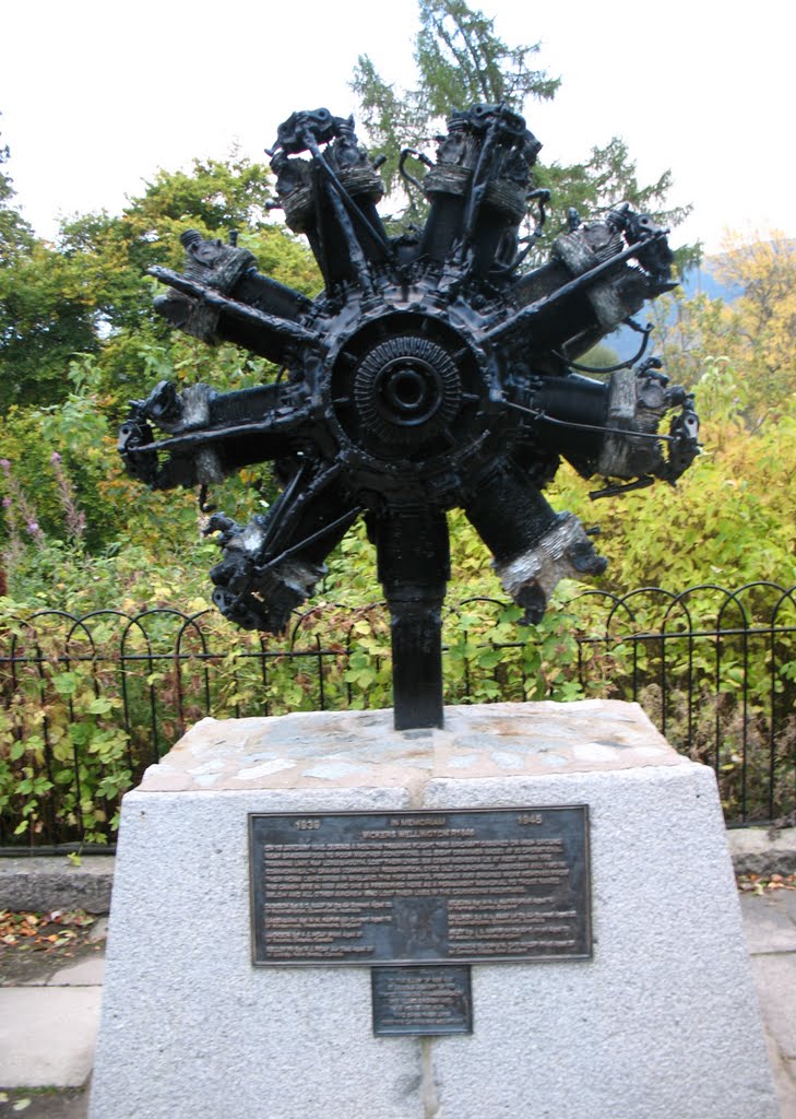 Wellington Bomber Memorial : Braemar : Scotland by Calroy