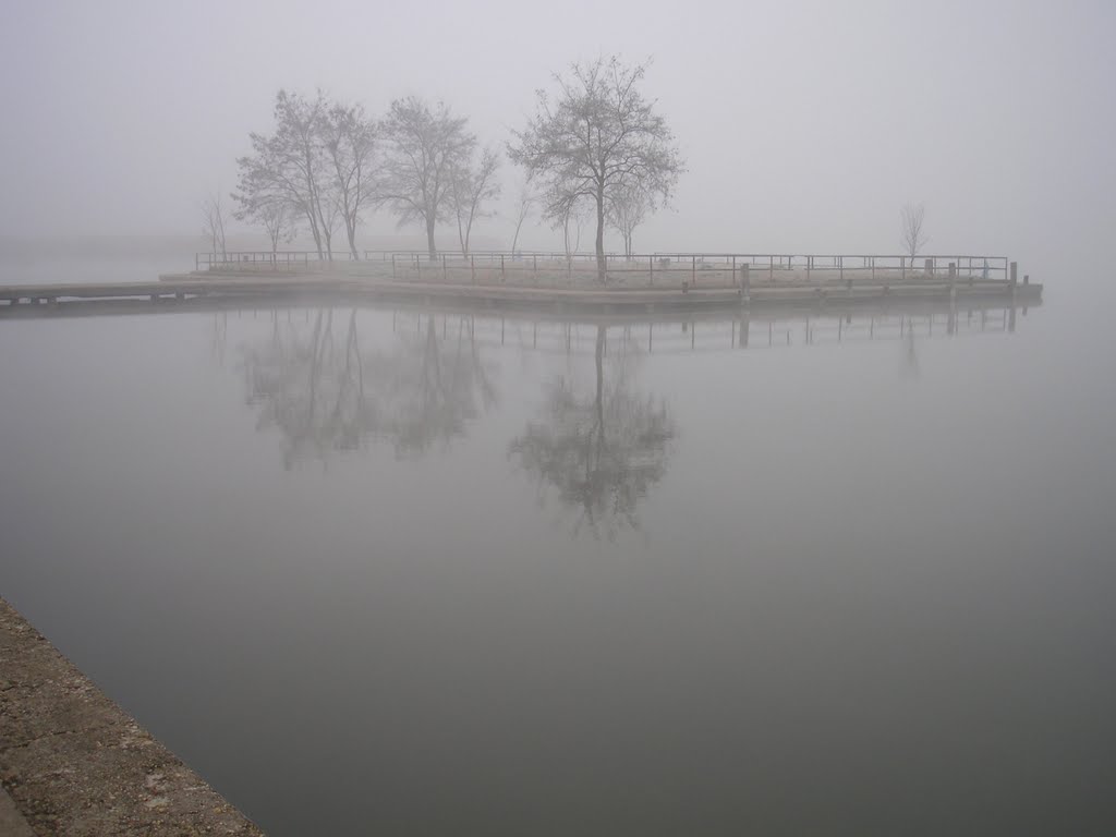 Velncefűrdő,Téli reggel by Tímár Tibor Maci