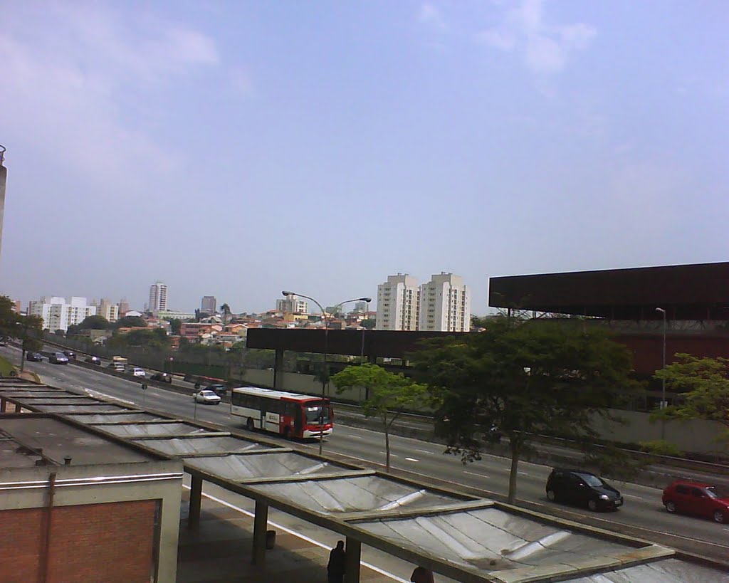 Av Radial Leste vista da passarela da estação Vila Matilde by Bruno20.Metal