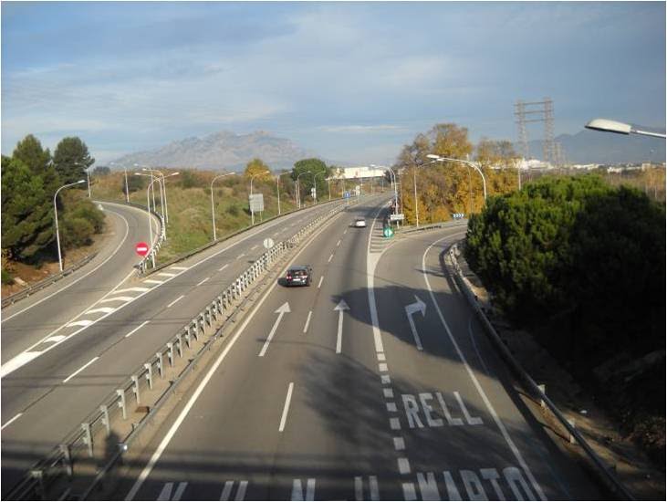 Actual salida al Término Municipal de Martorell y a la carretera N-II. by ALLPE Medio Ambiente