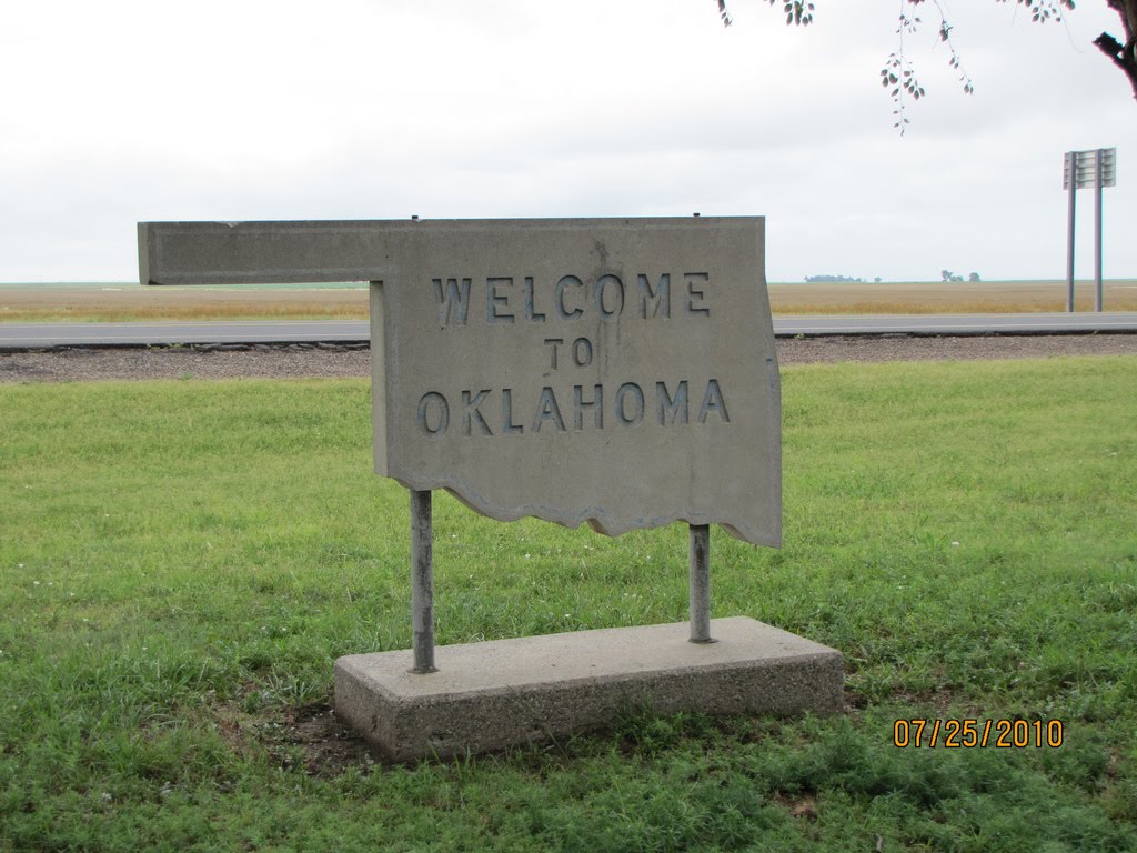 Welcome to Oklahoma - Rest Stop by K. Latham