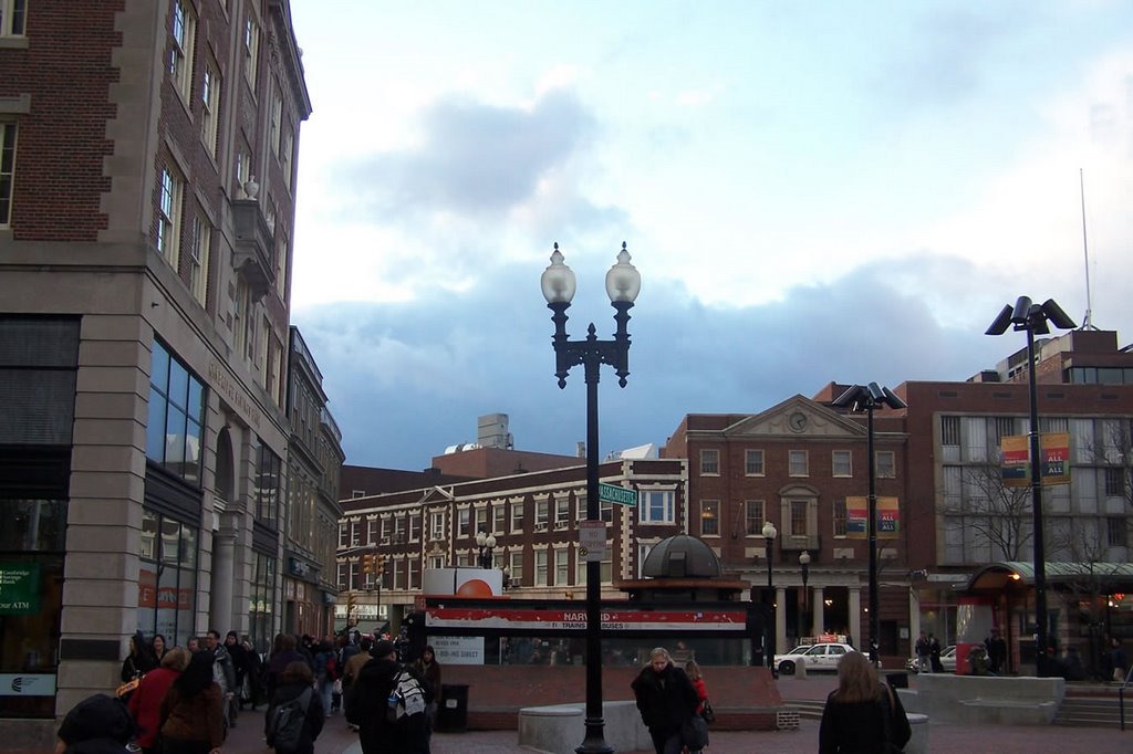 Storm approaching Harvard Square, Cambridge, USA by Ibn Batota