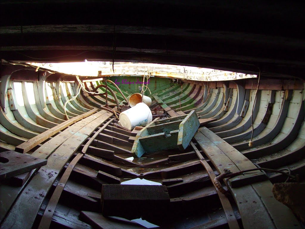 Inside the oldest boat of Nerezine called "SLOBODA" by Klaus Jensch