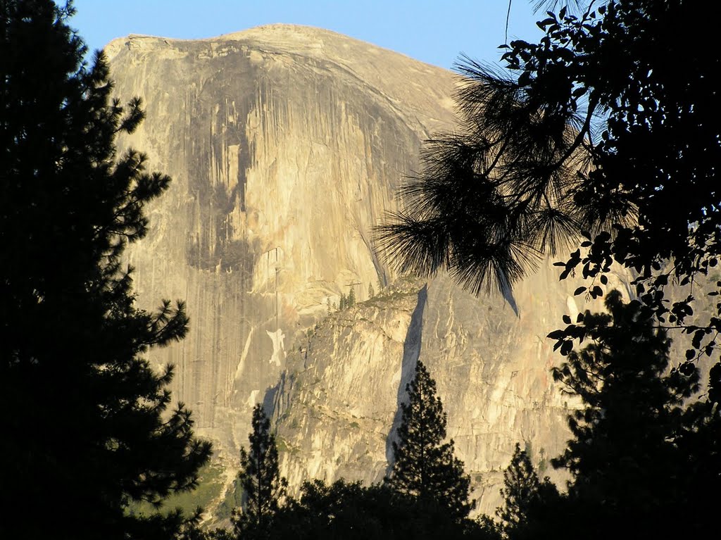 Half Dome at Sunset by rwdw