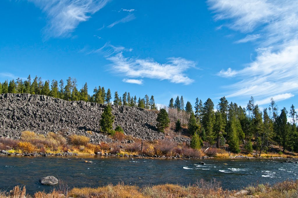 Henrys Fork of the Snake near Riverside campground by Ralph Maughan