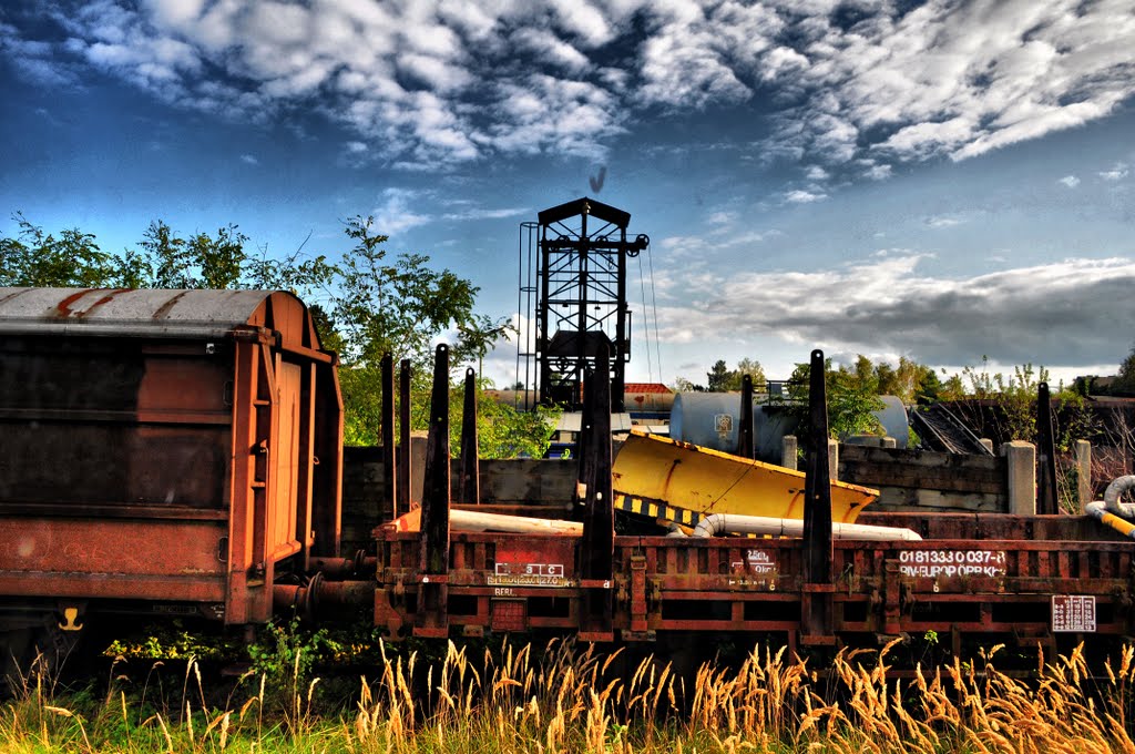 Strasshof Eisenbahnmuseum Kohleturm by Rudolf Hutterer