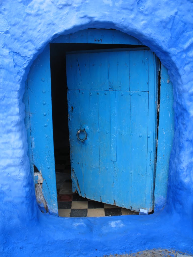 Chefchaouen - porte d'entrée by G.Deltour