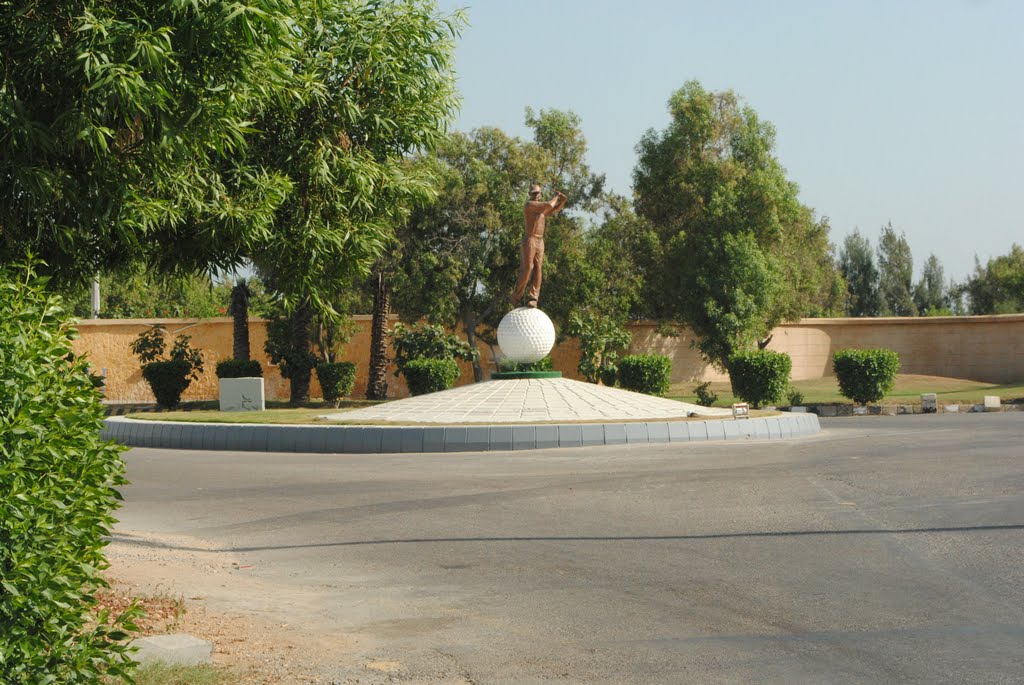 DHA Golf Club Enterance by Abdul Razzak Lakhani