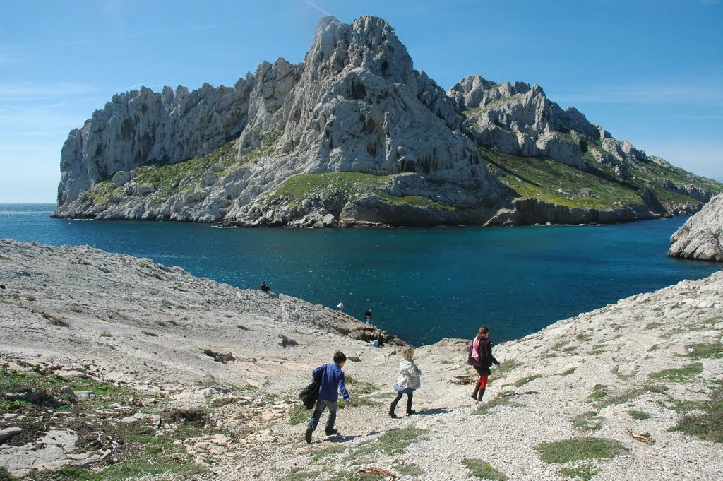 L'île Maïre vue depuis la route de la Marronaise by Christophe Trinquier